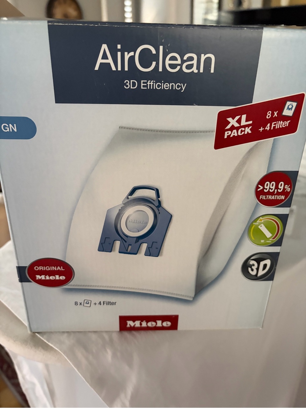 Miele AirClean 3D Efficiency Vacuum Bags - White